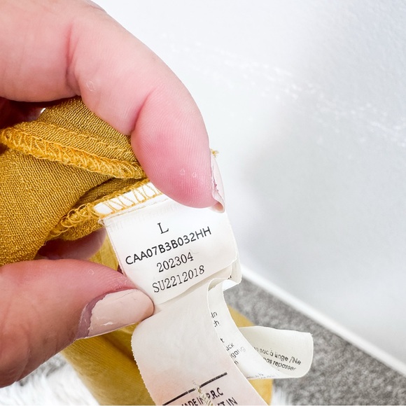 Cupshe Yellow Tie Front Cover Up Dress Open Back Size L - Picture 7 of 8